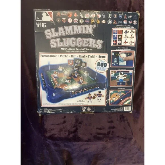 NIB MLB Slammin' Sluggers Baseball Game. - Picture 1 of 2